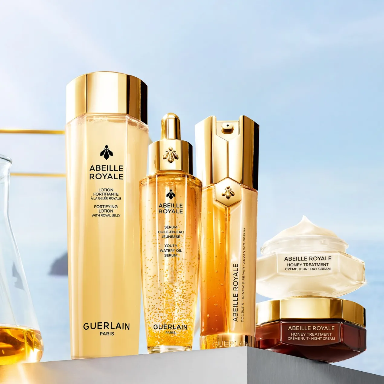 Abeille Royale Programa Antiedad Sérum Aceite Acuoso de Juventud