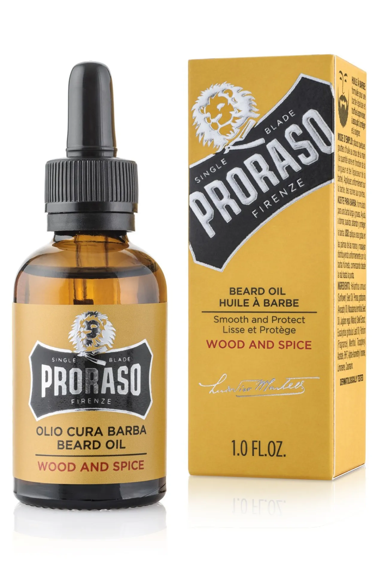 Aceite Barba Wood y Spice