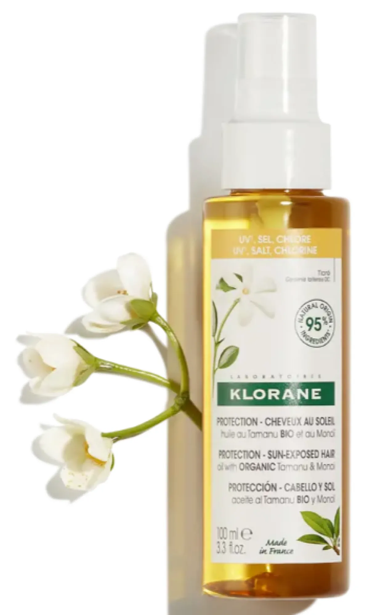 Aceite Capilar Protector Solar Con Tamanu & Monoi
