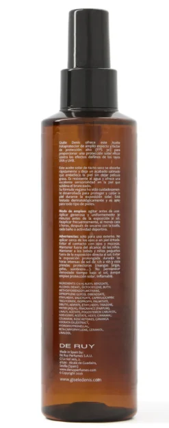 Aceite Fotoprotector SPF30+