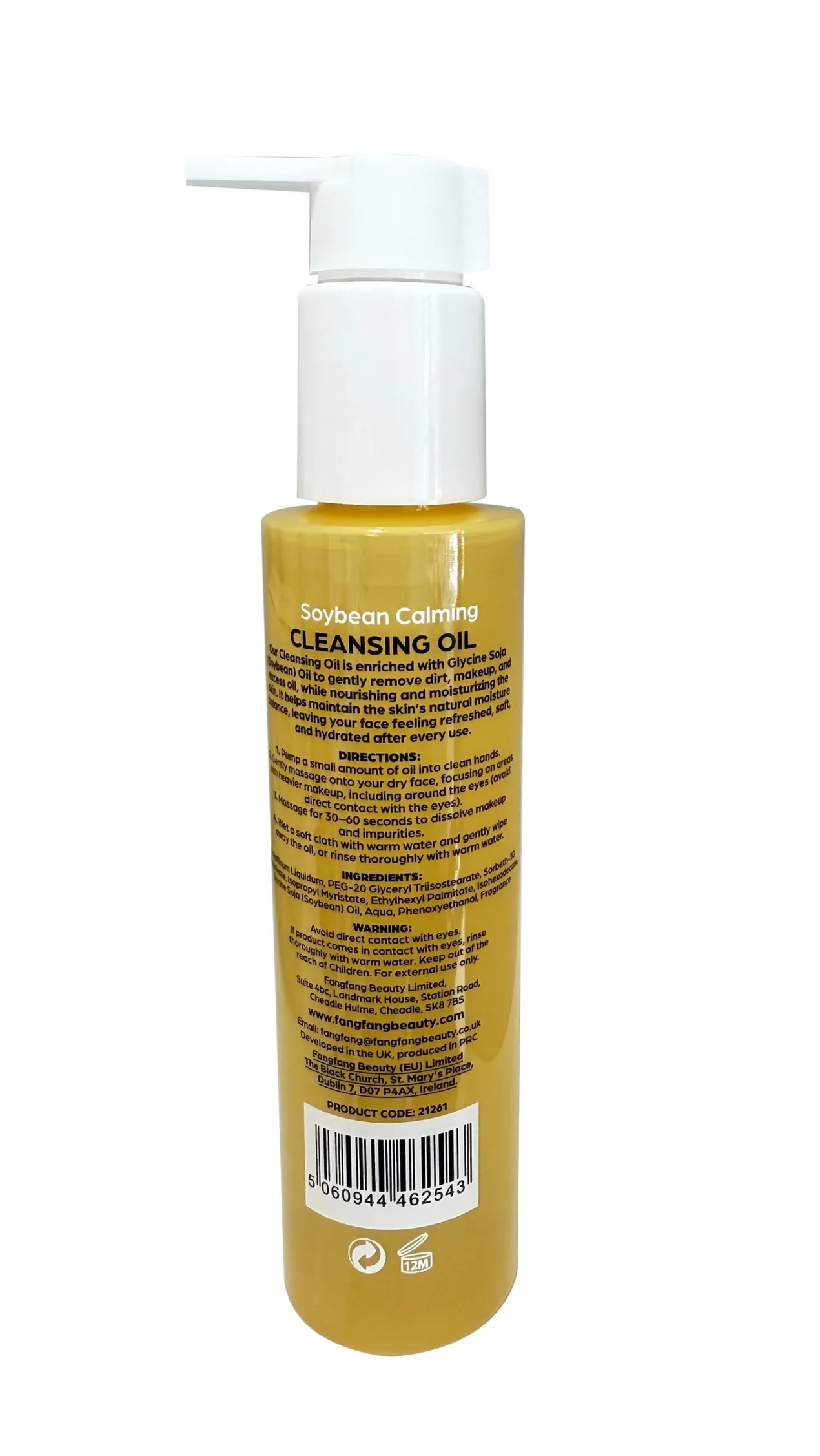 Aceite Limpiador Calmante con Soja