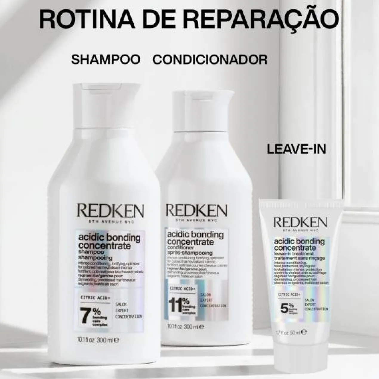 Acidic Bonding Concentrate Leave-In Treatment ABC para Cabellos Dañados