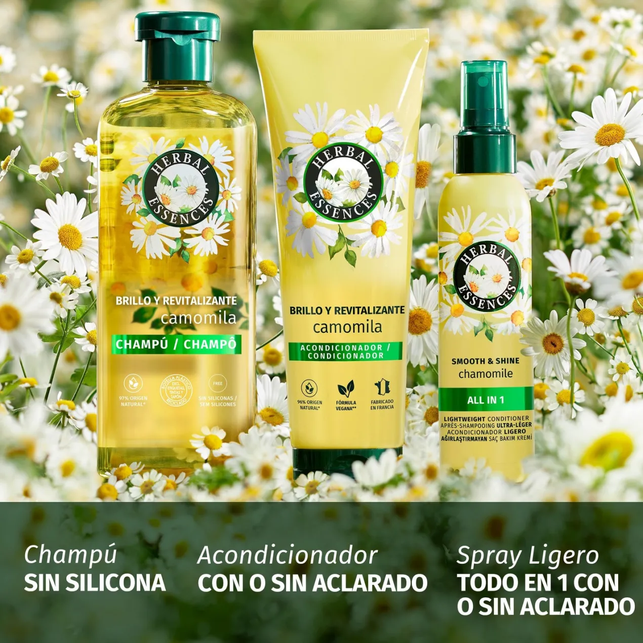 Acondicionador Ligero con Aroma a Camomila Todo en Uno