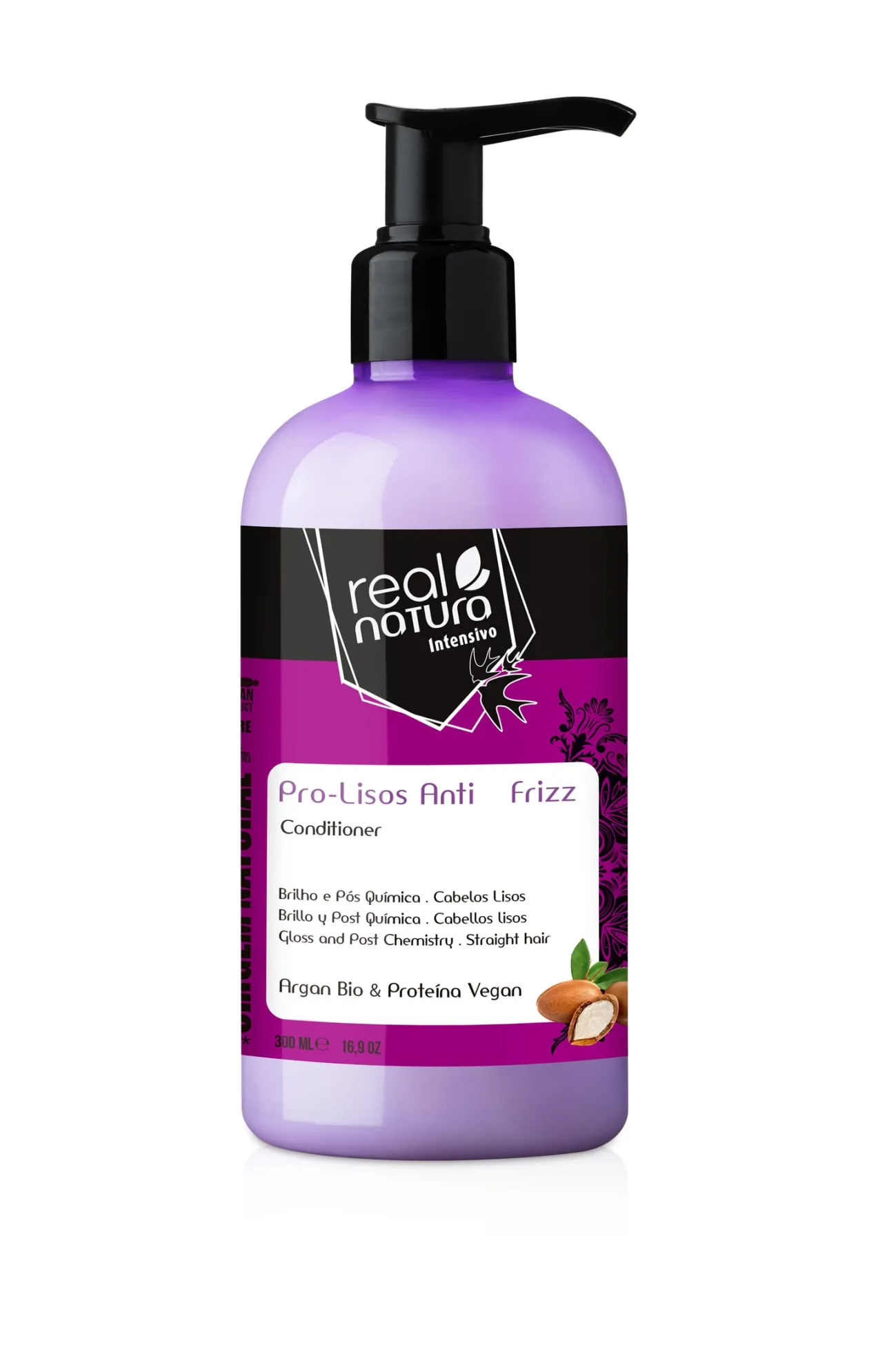 Acondicionador Pro-Lisos AntiFrizz Sin Sal Argan
