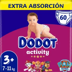 Activity Pañales de 7 a 11 kg talla 3+ Extra absorción