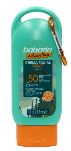 Adventure Crema Facial Solar SPF50 Mosquetón