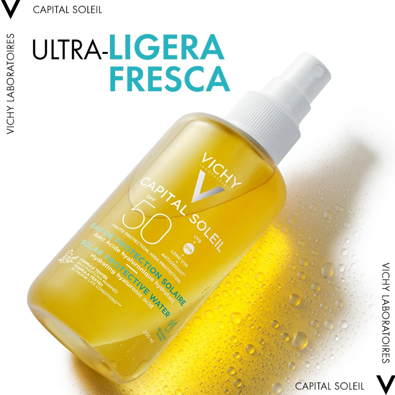 Agua de Protección Solar SPF50