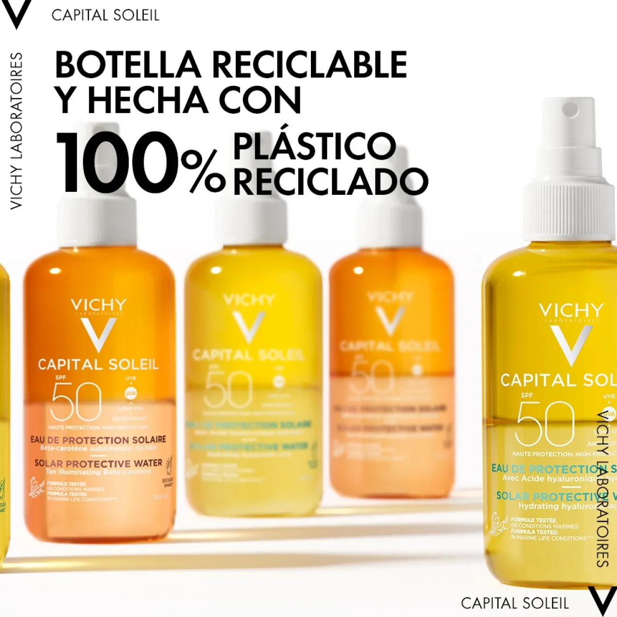 Agua de Protección Solar SPF50