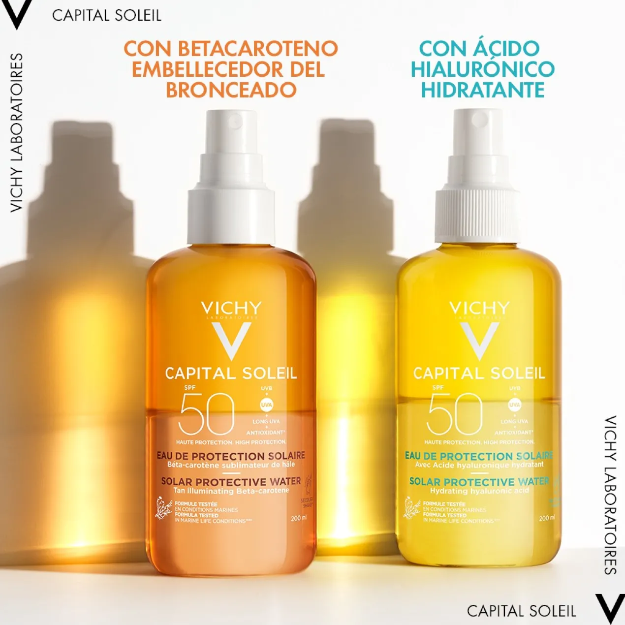 Agua de Protección Solar SPF50