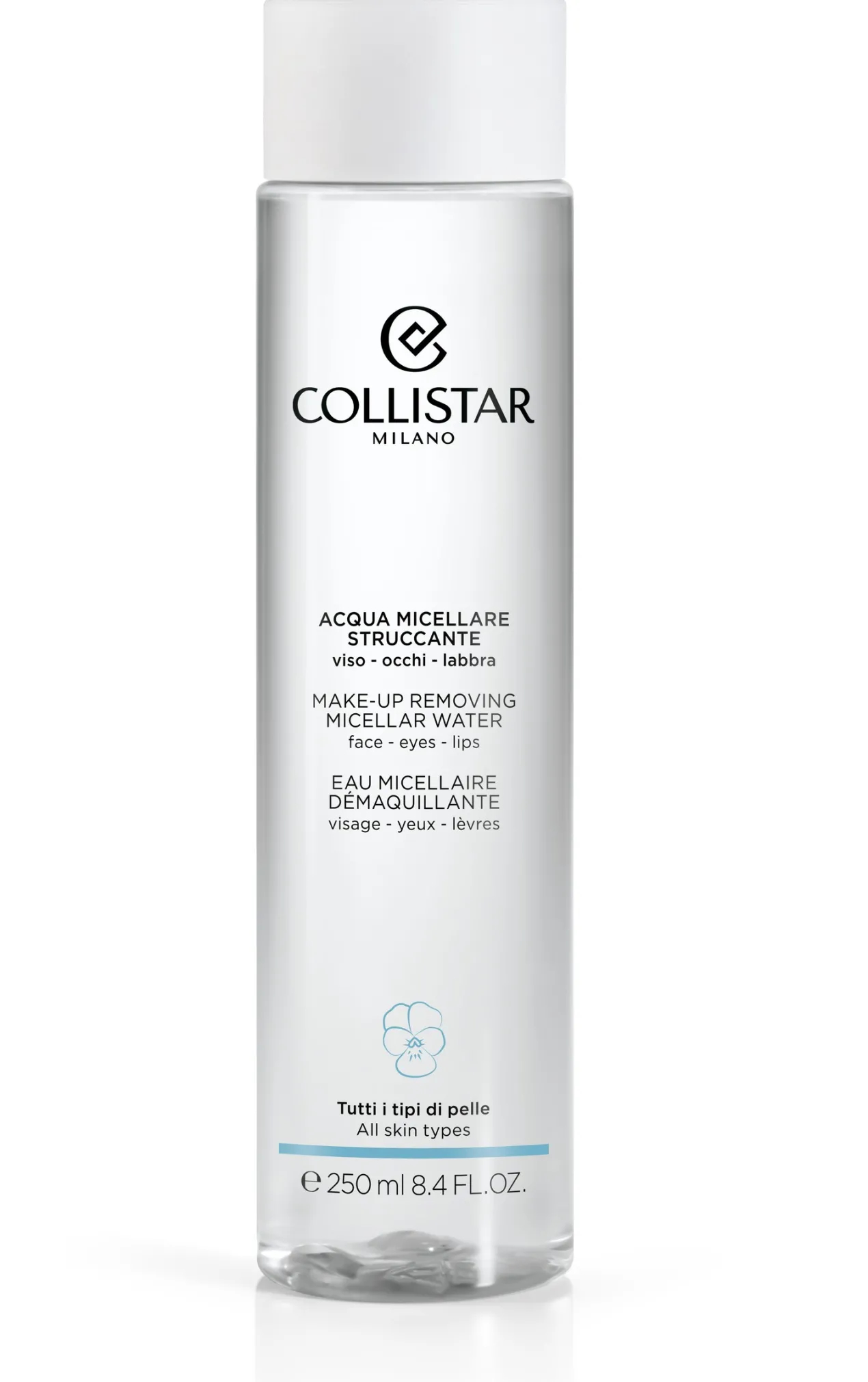 Agua Micelar Desmaquillante Rostro, Ojos y Labios