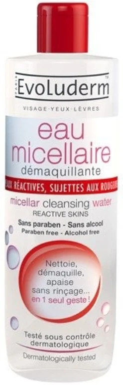 Agua Micelar Desmaquillante Piel Reactiva