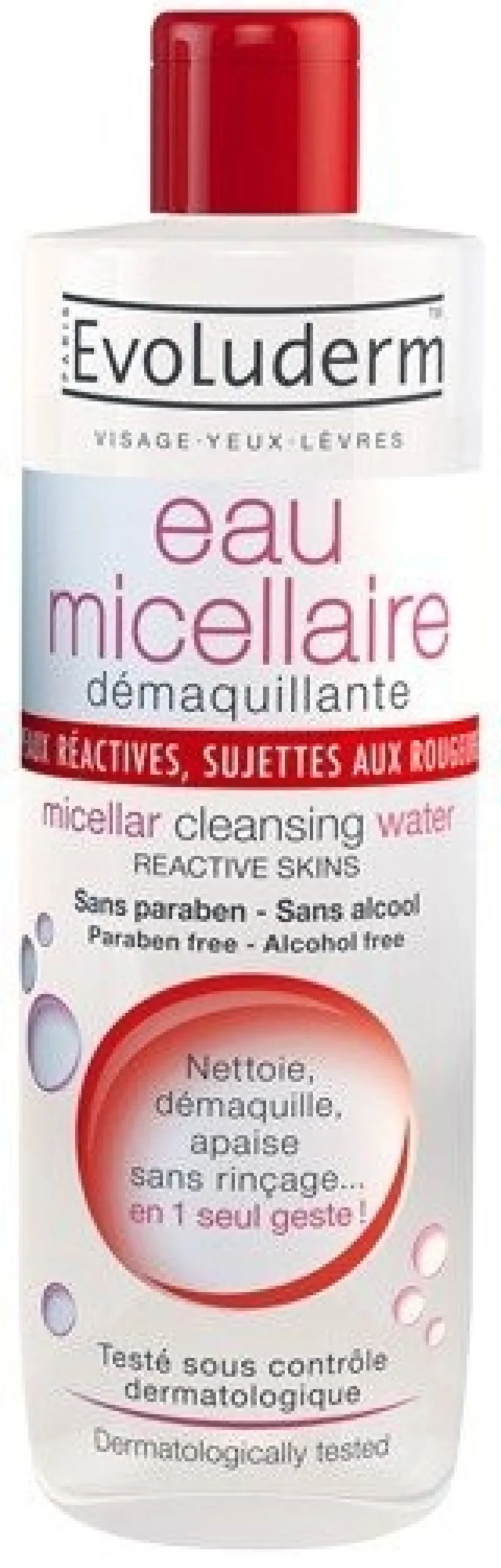 Agua Micelar Desmaquillante Piel Reactiva