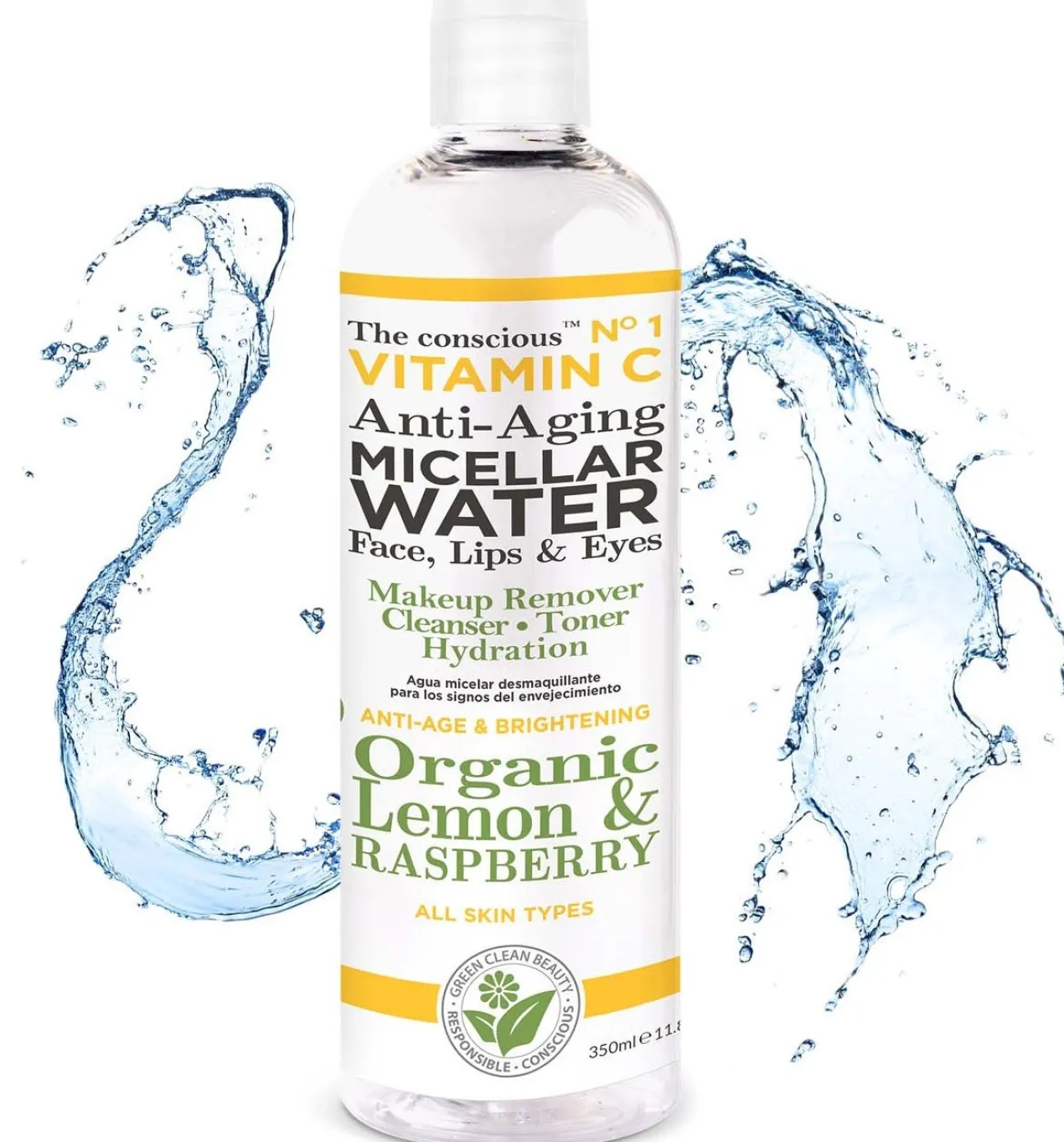 Agua Micelar Desmaquillante con Vitamina C