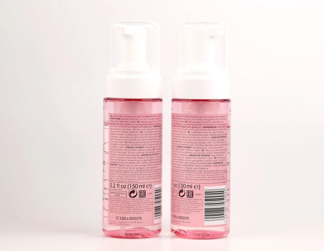 Agua micelar para rostro y ojos Todo tipo de pieles