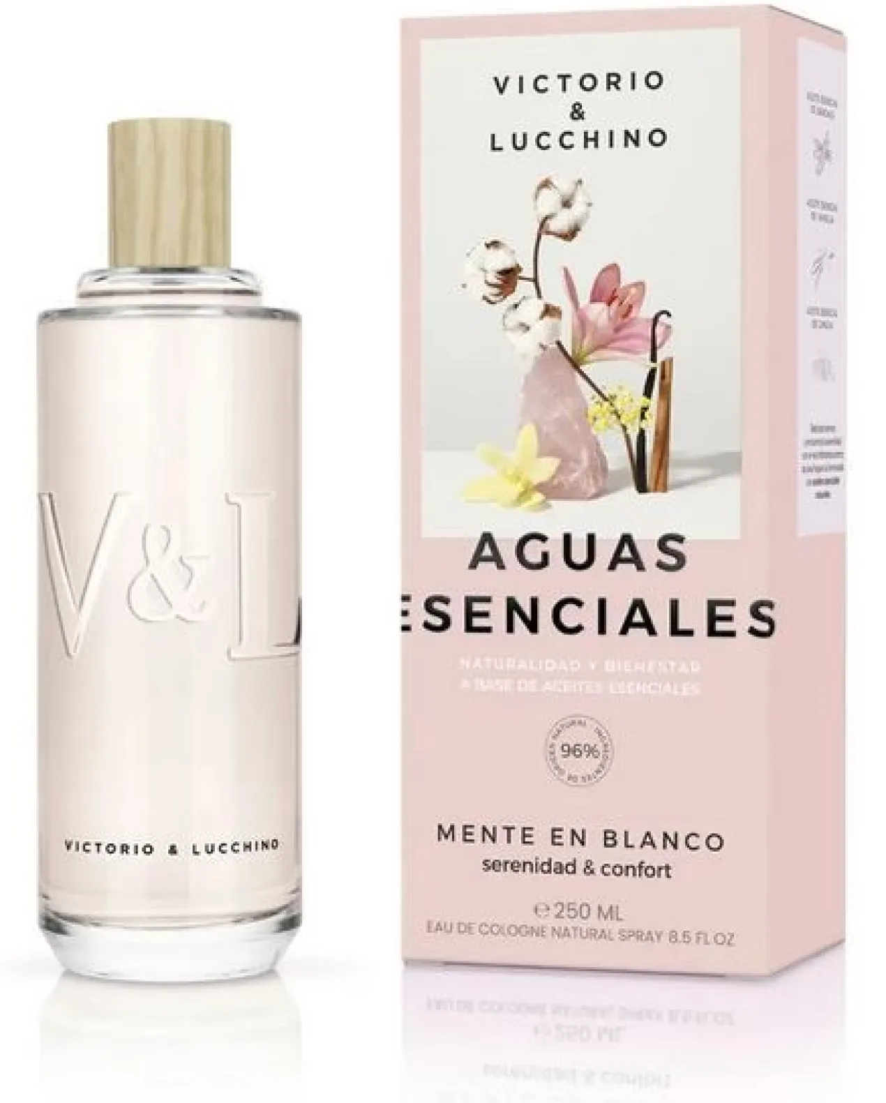 Aguas Esenciales Mente en Blanco Eau de Cologne