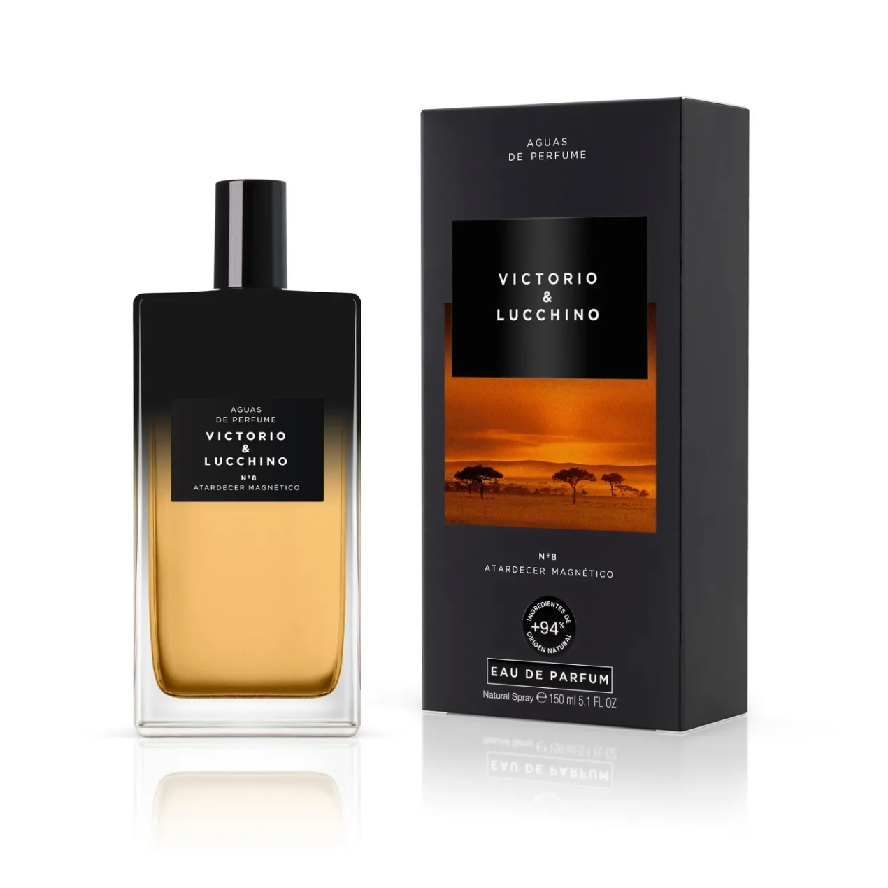 Aguas Masculinas de V&L Nº8 Atardecer Magnético Eau de Parfum