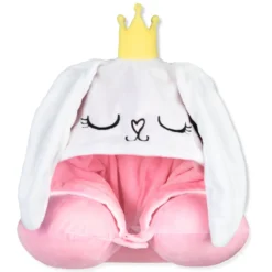 Almohada de Viaje con Capucha Viscoelástica