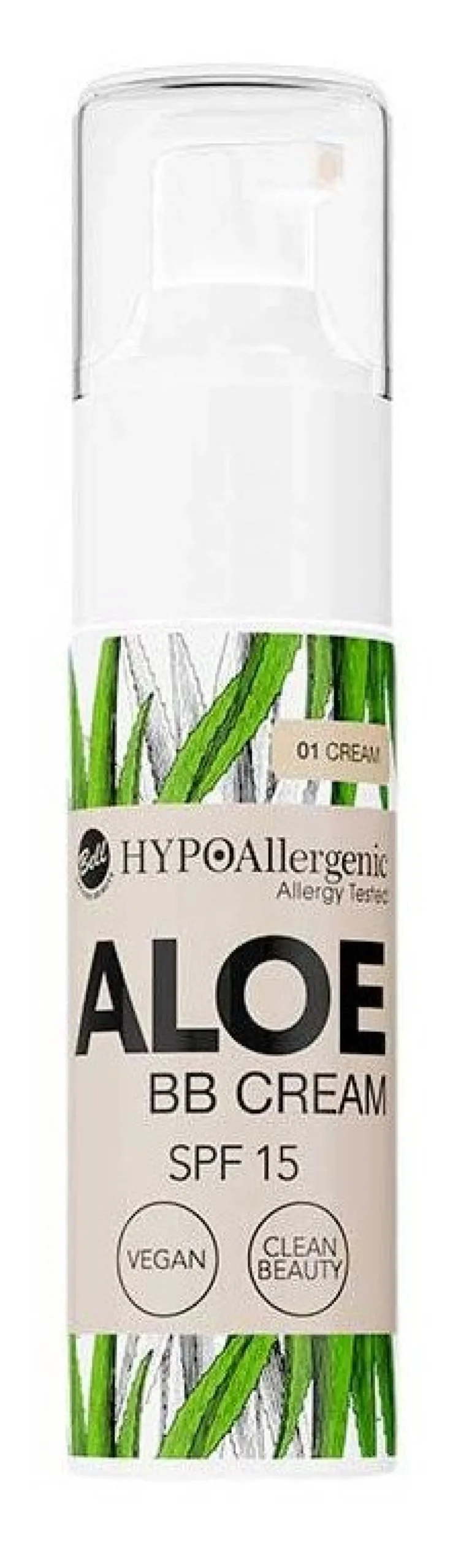 Aloe BB Cream Hipoalergénica SPF15