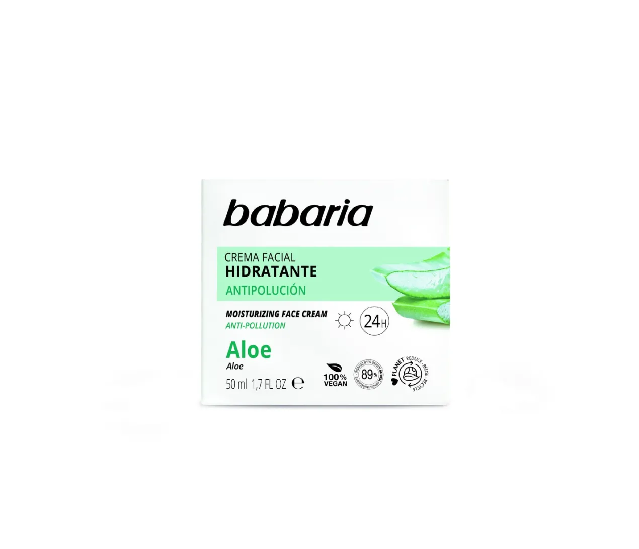 Aloe Vera Crema Facial Hidratante 24h