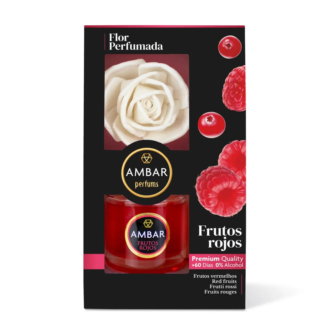 Ambientador Flor Perfumada Frutos Rojos