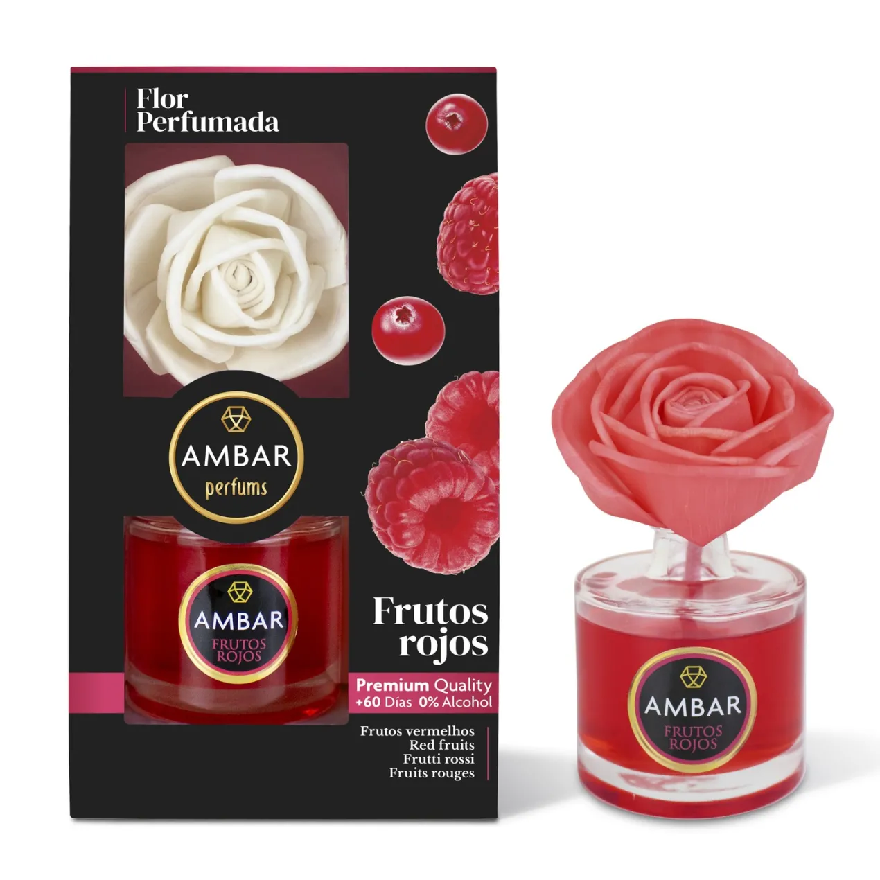 Ambientador Flor Perfumada Frutos Rojos