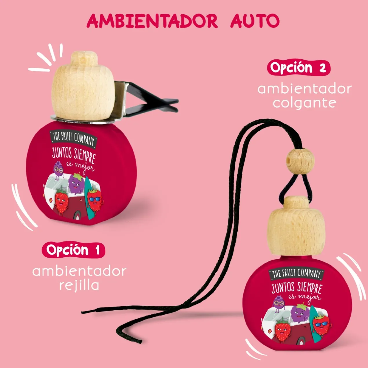 Ambientador de Coche Frutos Rojos