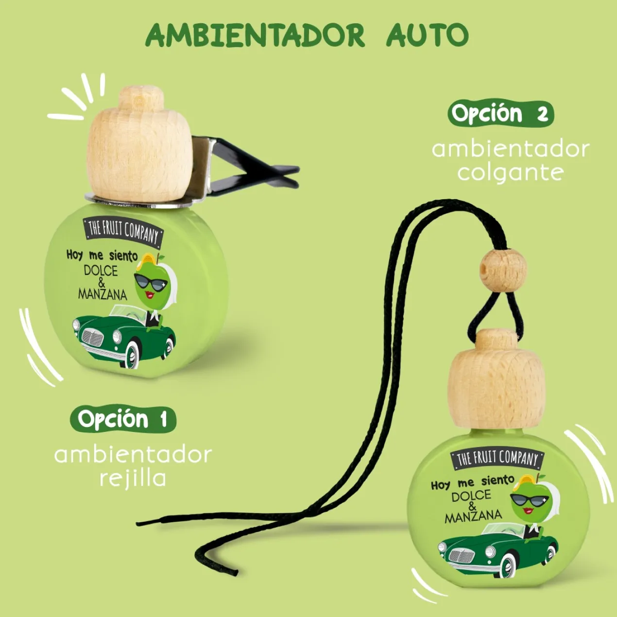Ambientador de Coche Manzana