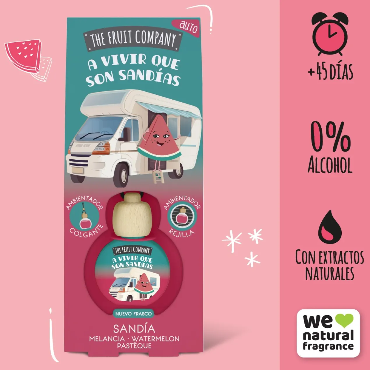 Ambientador de sandía para coche