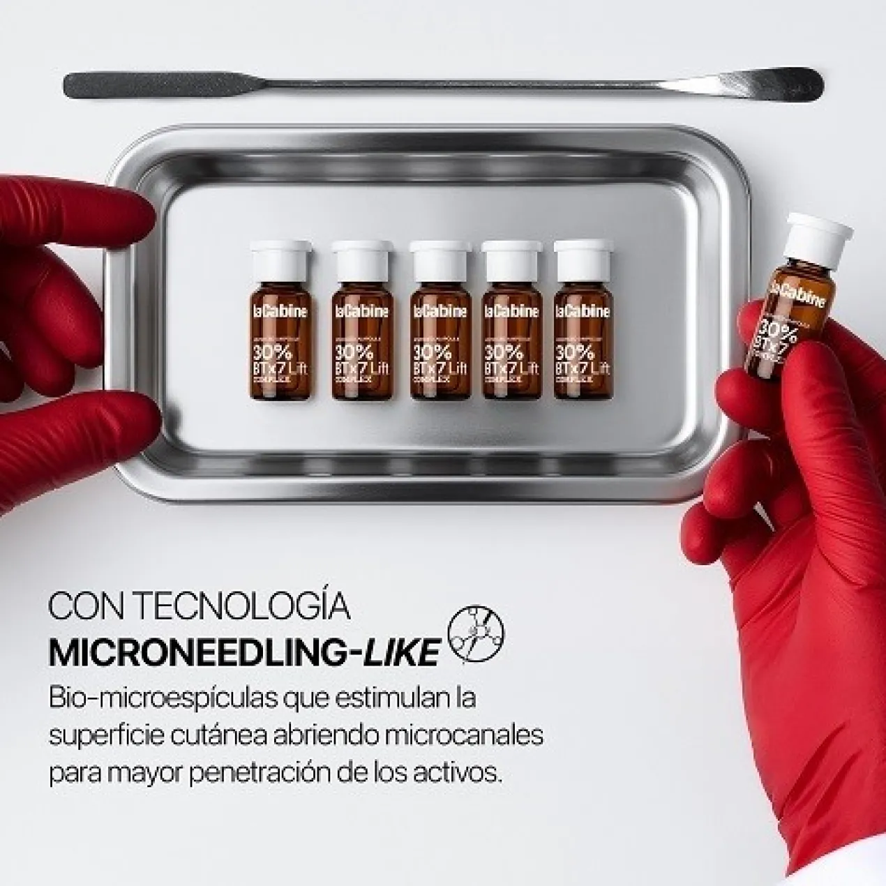 Ampolla antiarrugas con efecto microneedling BTx7 Lift