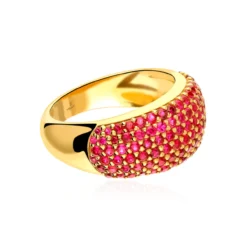 Anillo Ammyt Plata de Ley / Recubrimiento oro 18K