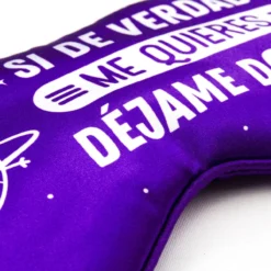 Antifaz Dormir Satén Morado Déjame Dormir