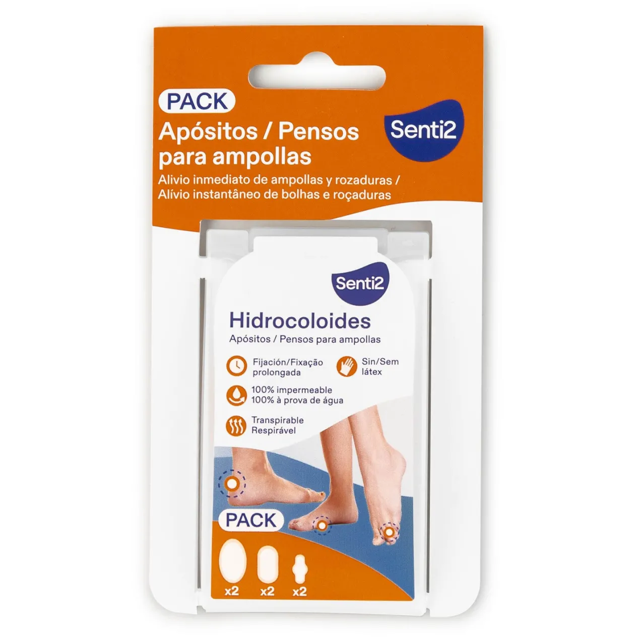 Apósitos Hidrocoloides para Ampollas Pack Mix