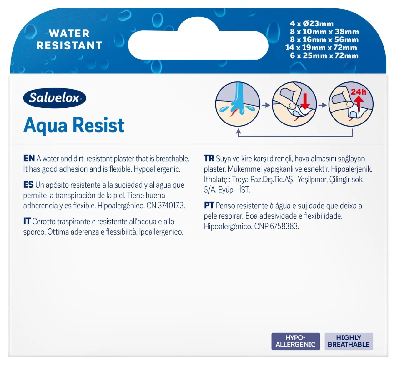 Aqua Resist Apósitos Surtidos