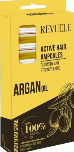 Argan Oil Active Hair Ampoules Ampollas Capilares