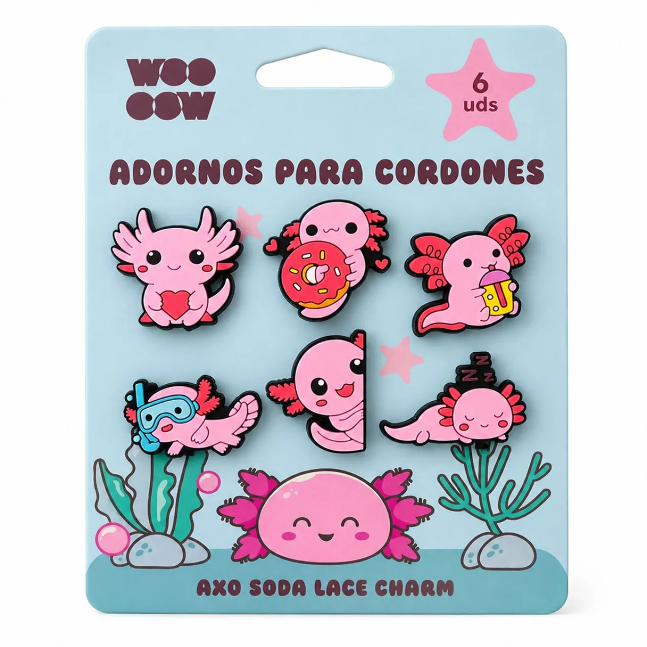 Axo Lace Charm Set de Adornos de Cordones