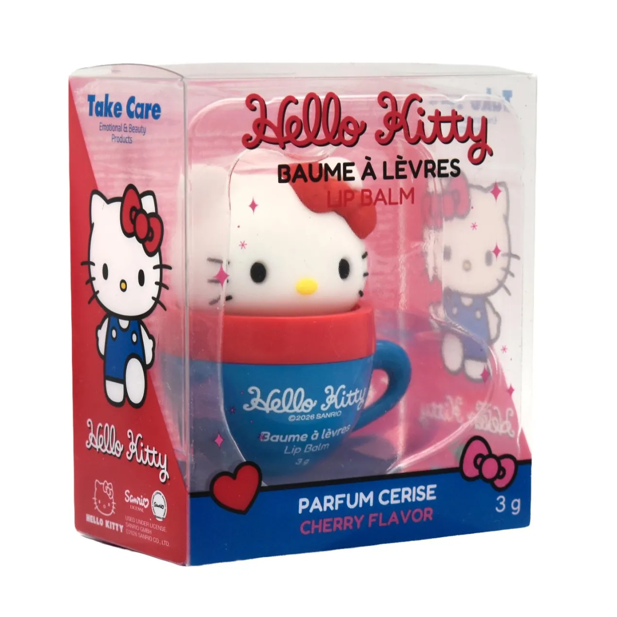 Balsamo Labial Friends Hello Kitty, Kuromi o Cinnamoroll Cup Topper