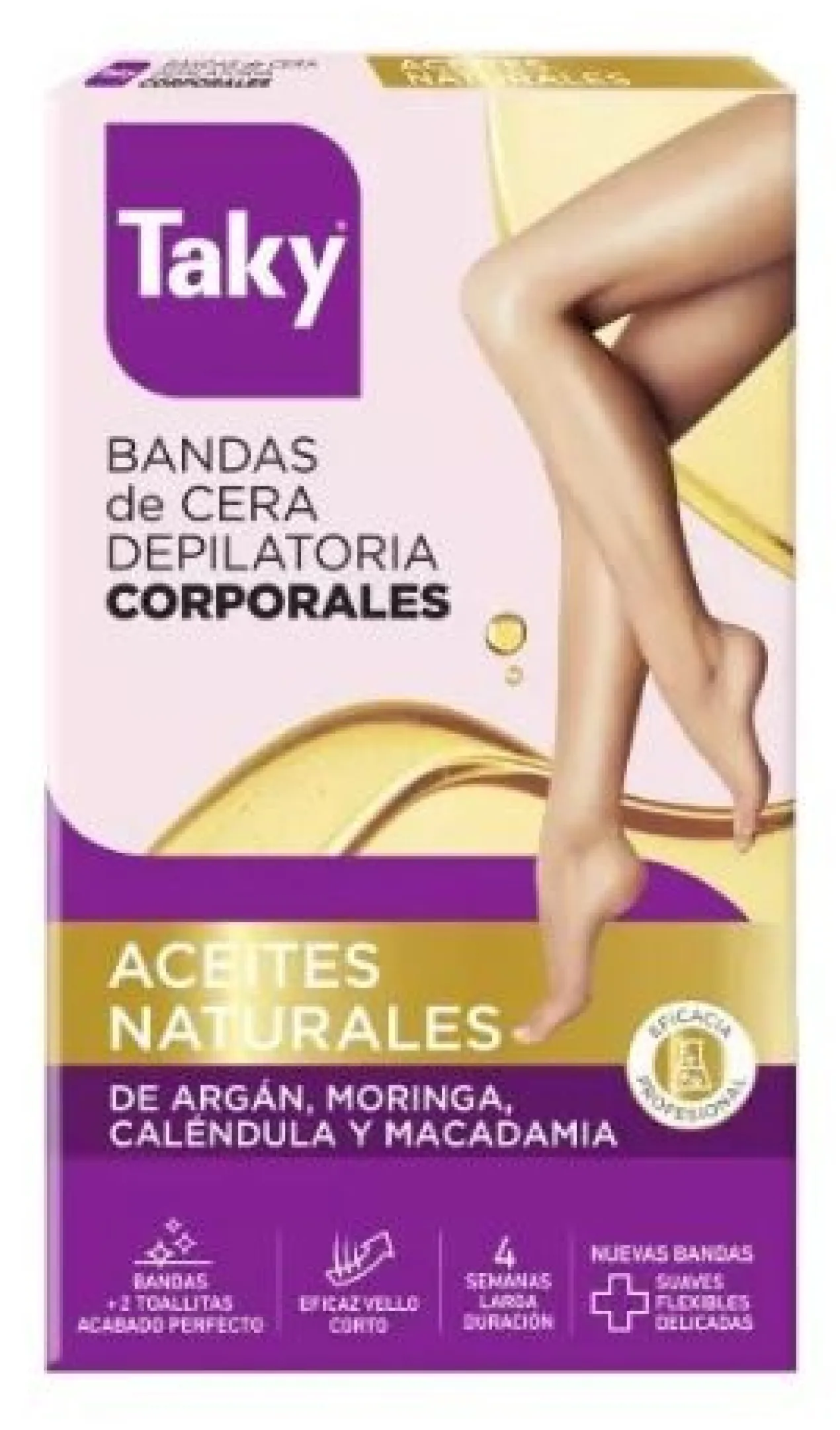 Bandas Depilatorias Corporales Aceites Naturales