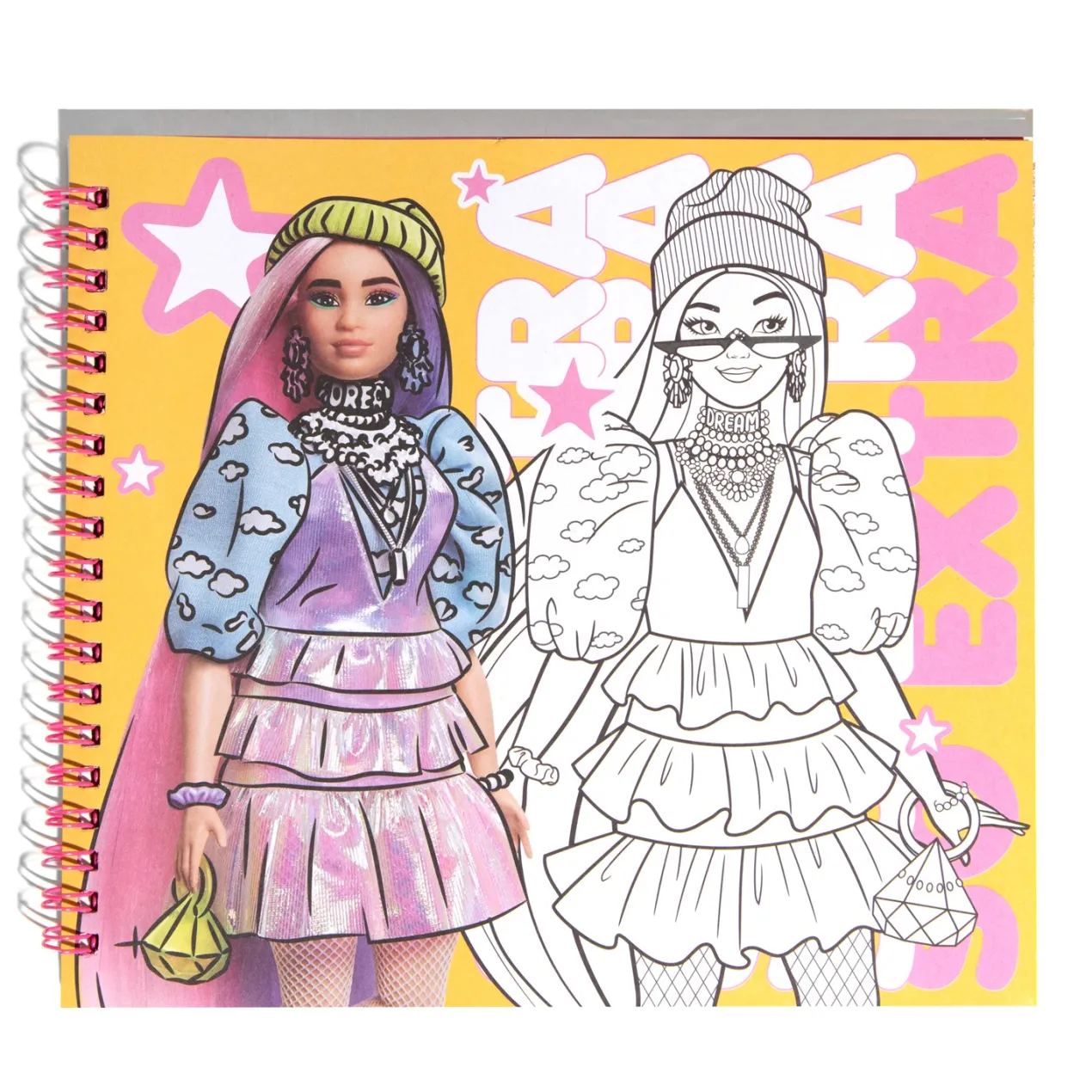Barbie™ / Princess Notebook Stickers Paper Doll Cuaderno