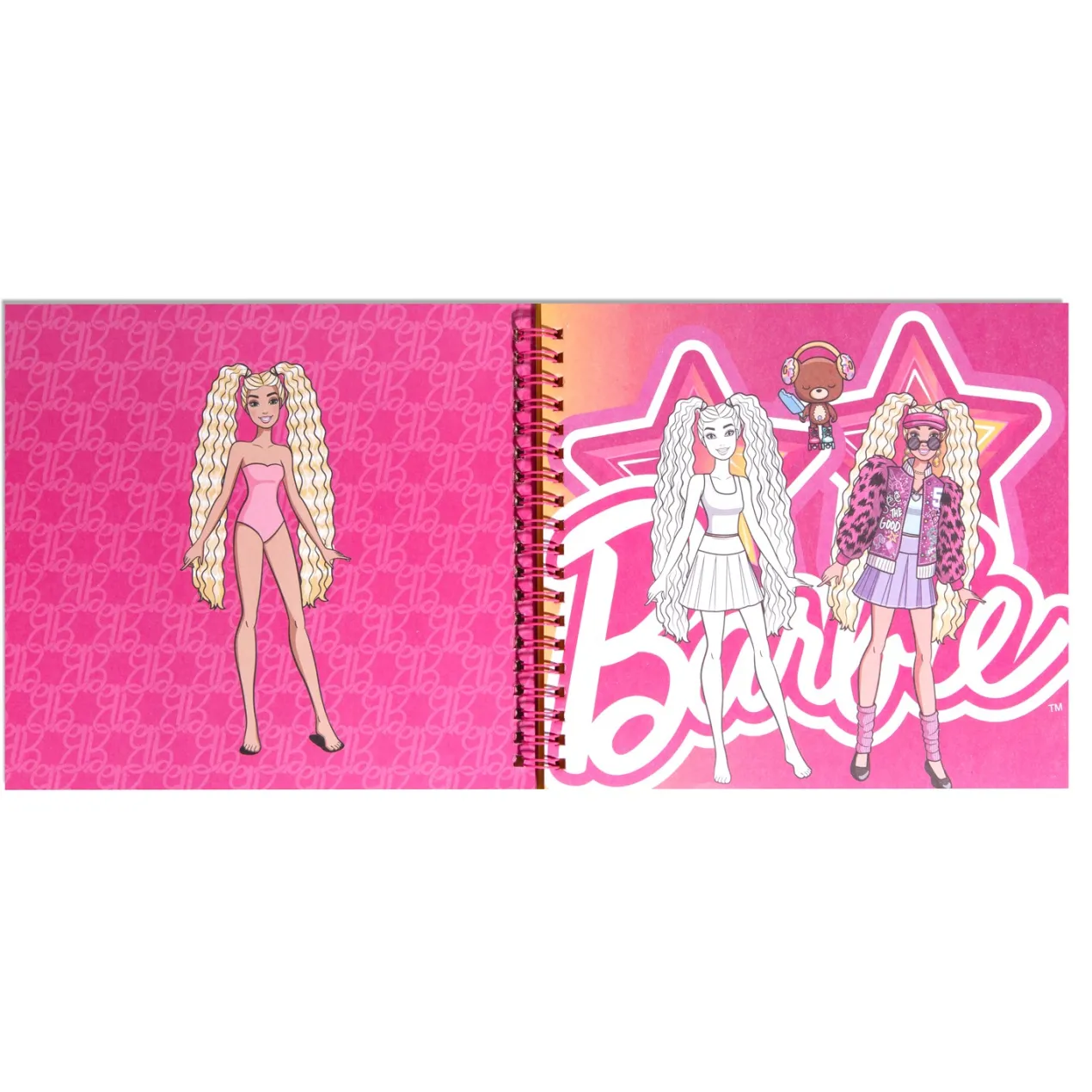 Barbie™ / Princess Notebook Stickers Paper Doll Cuaderno