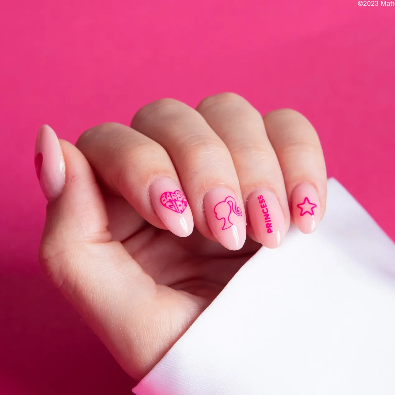 Barbie™/Princess Stickers para uñas