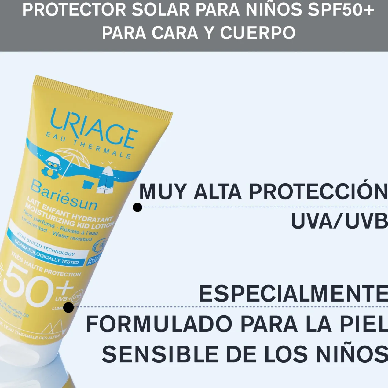 Bariésun Leche Hidratante Niños SPF50+