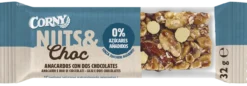Barritas Nuts & Choc de Anacardos con 2 Chocolates