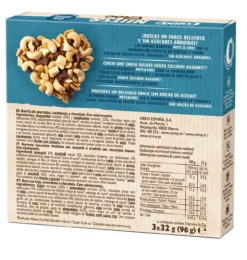 Barritas Nuts & Choc de Anacardos con 2 Chocolates
