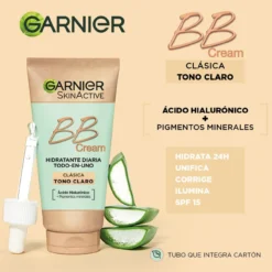 BB Cream Clásica con Vitamina C Hidratante con Color y SPF 15