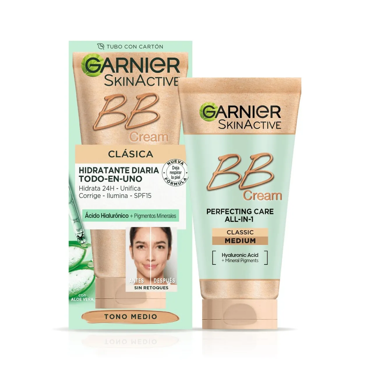 BB Cream Clásica con Vitamina C Hidratante con Color y SPF 15