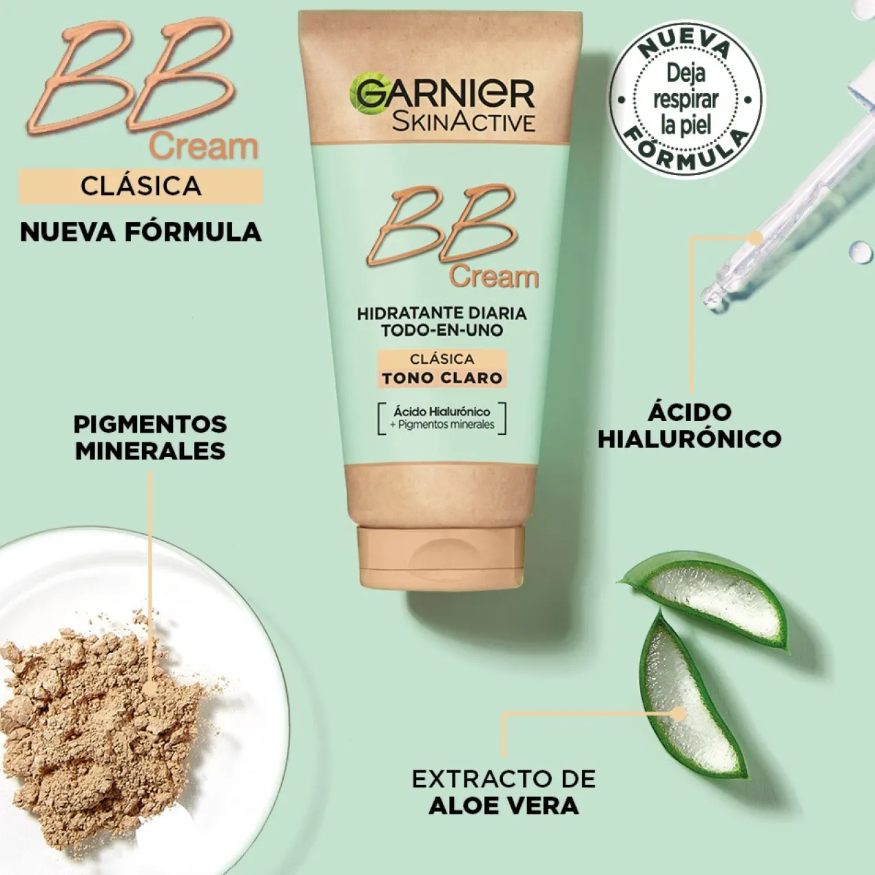BB Cream Clásica con Vitamina C Hidratante con Color y SPF 15
