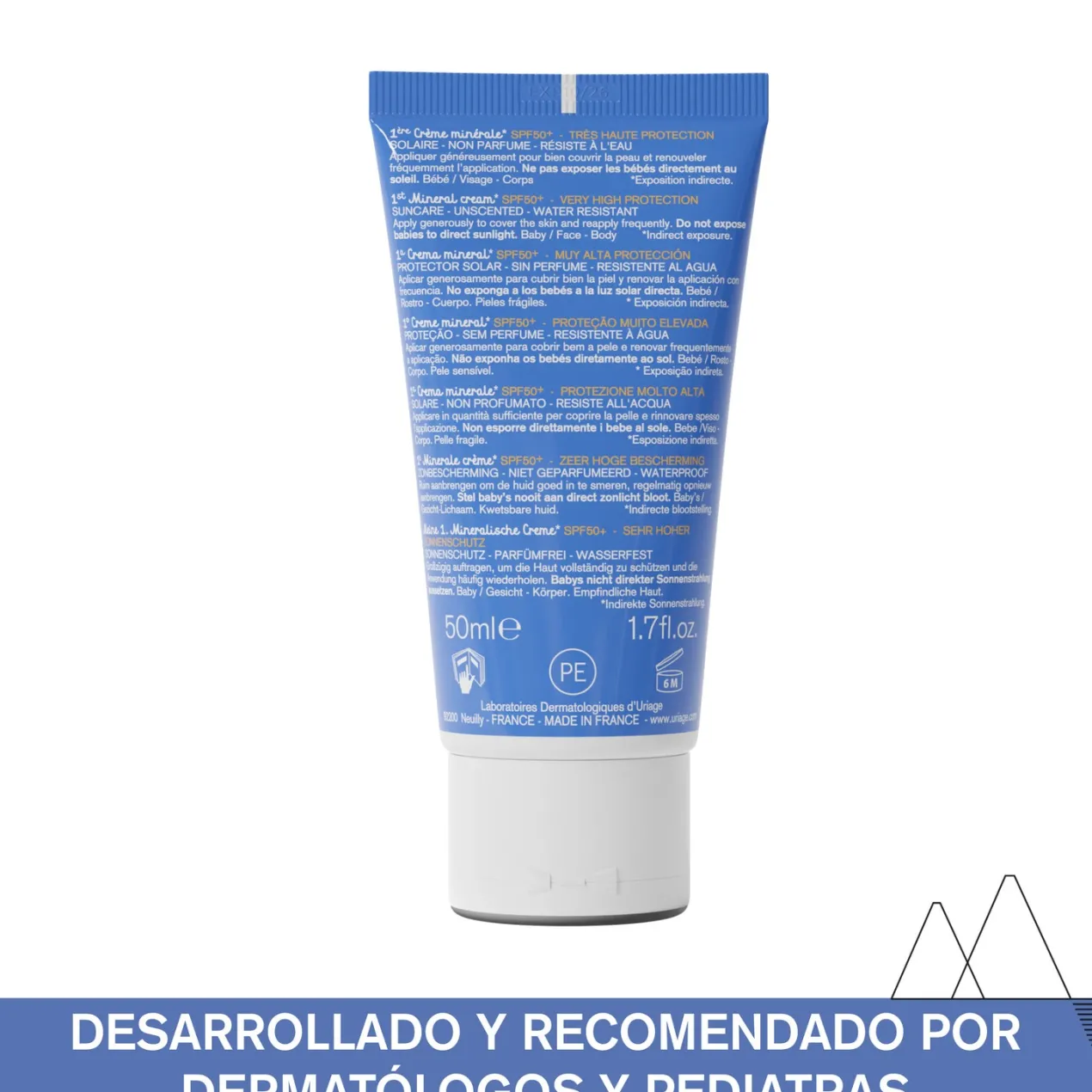 Bébe 1ª Crema Mineral SPF50+