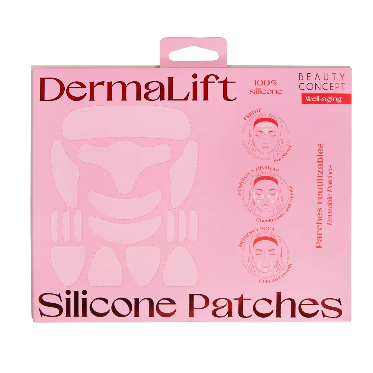Beauty Concept Dermalift Silicone Patches Parches Reutilizables