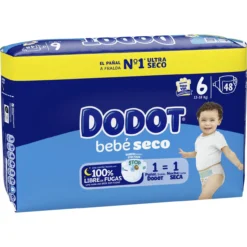 Bebé Seco Talla 6 Pañales 13-18kg
