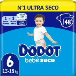 Bebé Seco Talla 6 Pañales 13-18kg